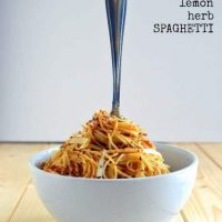 Easy Lemon Herb Spaghetti
