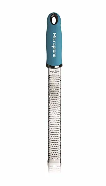 Microplane 46220 Premium Classic Series Zester Grater 18/8 Turquoise