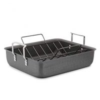 Calphalon Classic Hard-Anodized 16-Inch Roasting Pan with Nonstick Rack