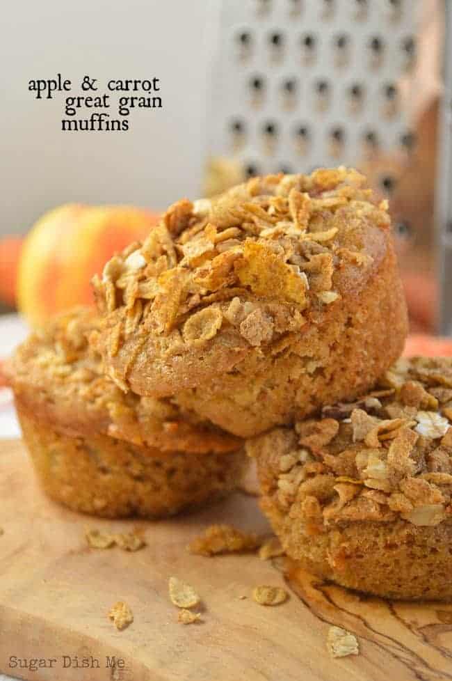 Apple and Carrot Great Grain Muffins