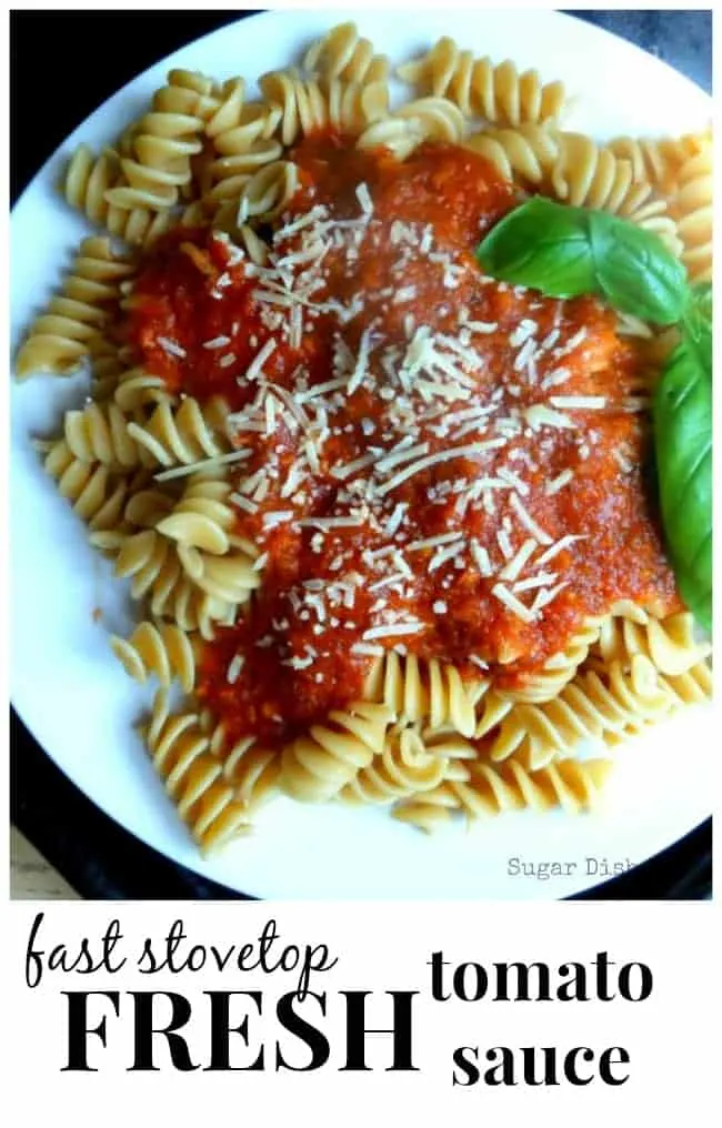 Homemade Fresh Tomato Sauce