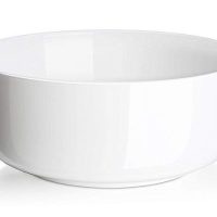 DOWAN 1-1/2 Quart Porcelain Serving Bowls, 2-Pack