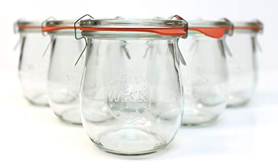 Weck 762 Tulip Jelly Jar, SET of 6