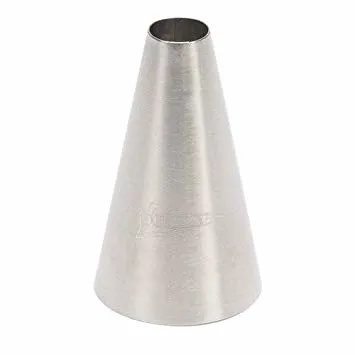 Patisse Decorating Tip Round Pattern Stainless Steel 1/2" or 12 mm Product Out 01785