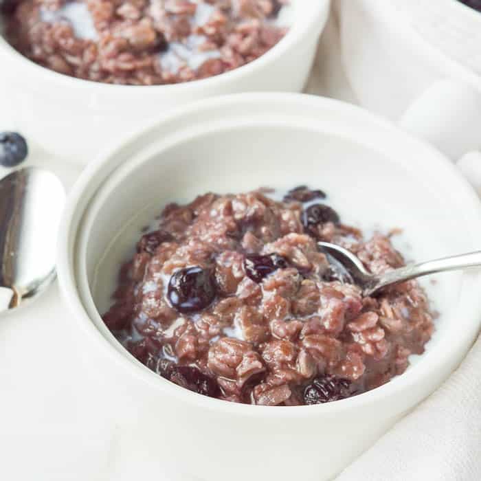 Blueberry Cinnamon Oatmeal