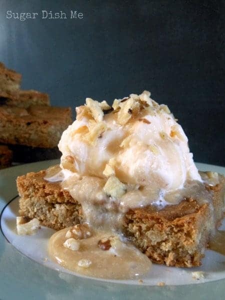 Maple Walnut Blondies