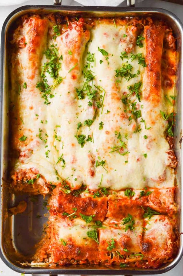 Ground Chicken Lasagna Sugar Dish Me