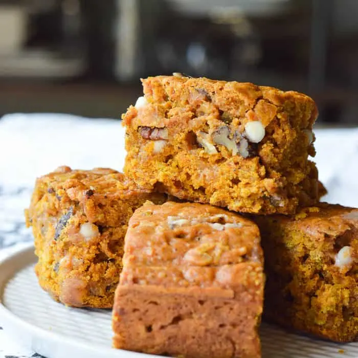 Pumpkin Cake Bars