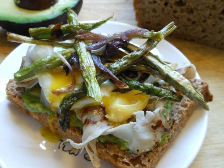 Spring Asparagus Toast