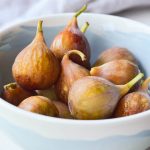 A bowl of freshly picked figs ready to be made into the filling for homemade fresh fig newtons