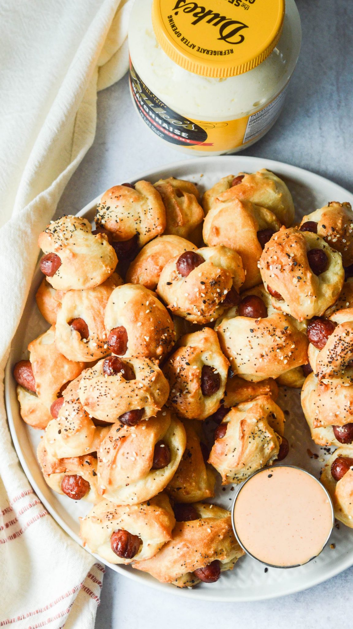 Pigs in a Blanket with Biscuits Sugar Dish Me