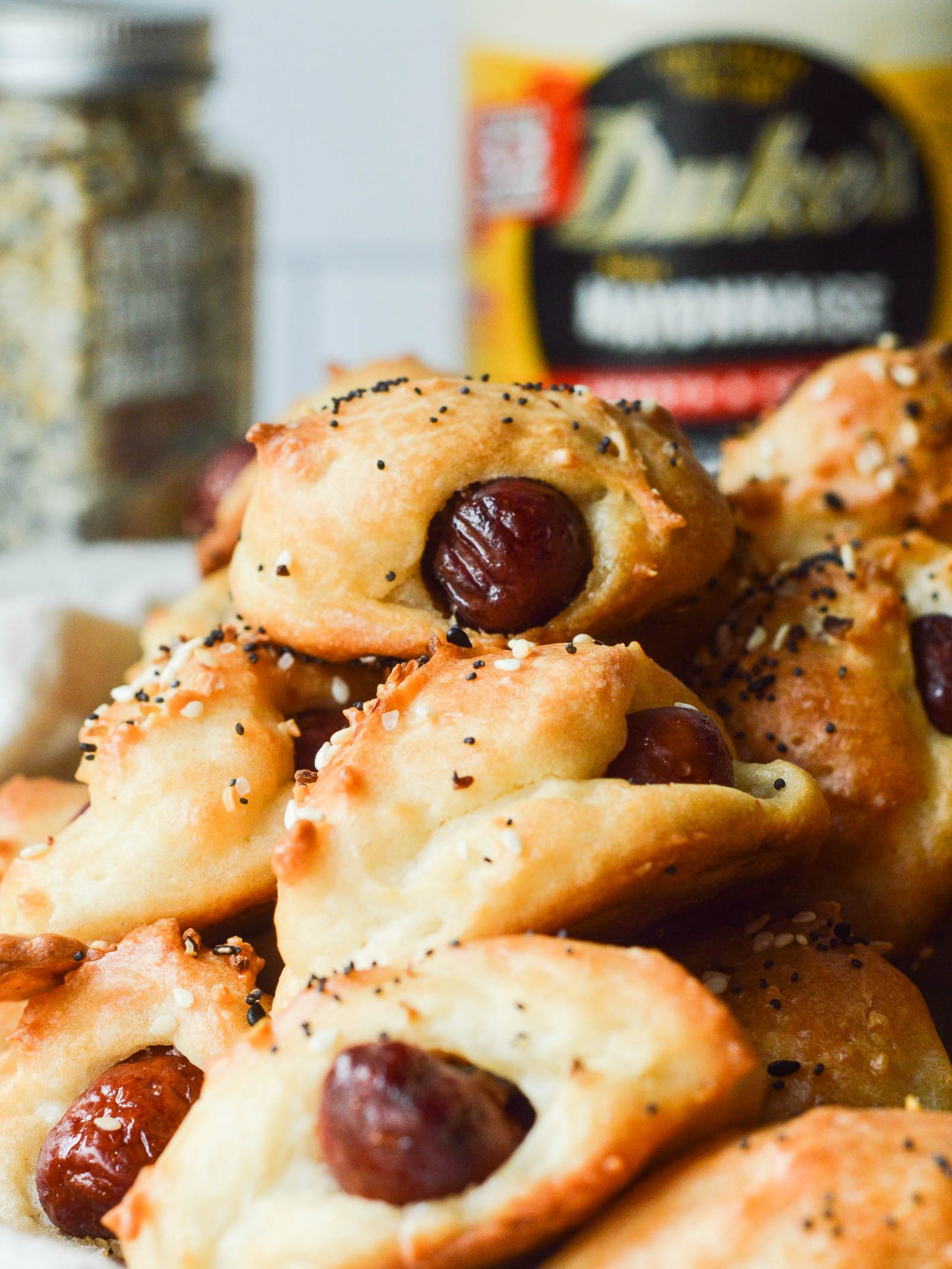 Pigs in a Blanket with Biscuits Sugar Dish Me